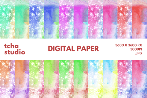 Abstract Beach Watercolor Digital Papers: A Versatile Tool for Creative Projects