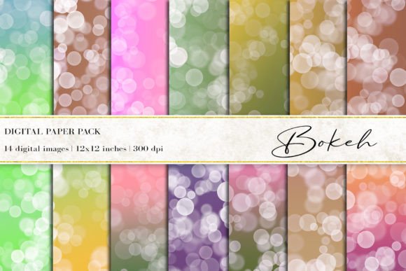 Exploring the Versatility of Bokeh Digital Papers in Creative Projects