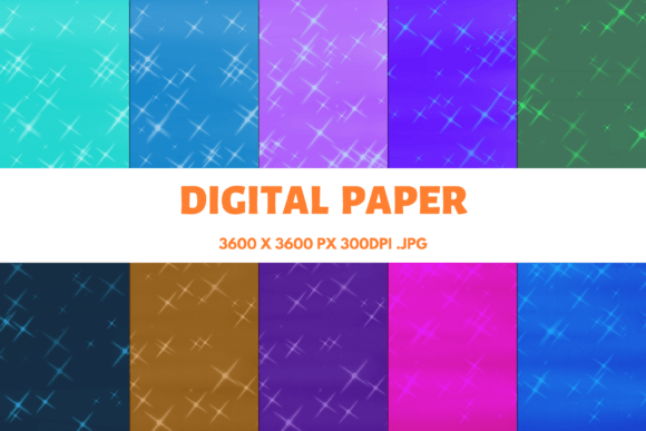 Glitter Blink Digital Papers: Versatile Assets for Creative and Commercial Projects