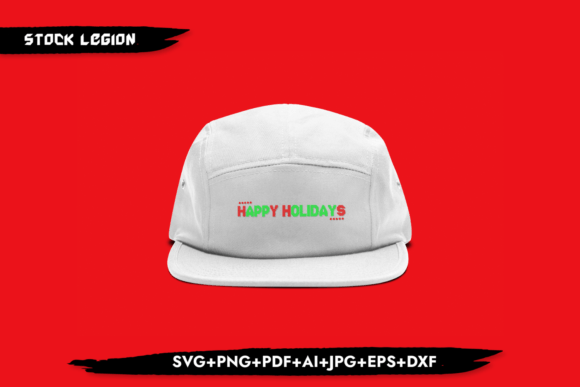 Happy Holidays - Christmas SVG: A Versatile Design for All Your DIY Needs