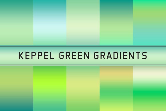 Keppel Green Gradients for Creative Projects