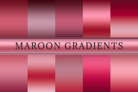 Maroon Gradients: Elevate Your Designs with Premium Typography
