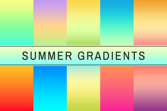 Summer Gradients: Elevating Creative Projects with Vibrant Color Transitions
