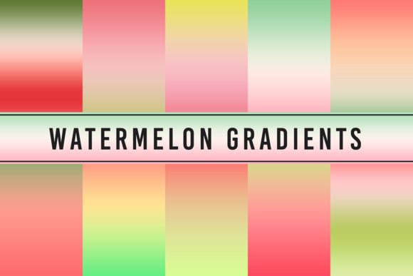 Watermelon Gradients: Elevate Your Design Projects with Vibrant Color Transitions